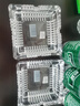 DKO玻璃煙灰缸創(chuàng)意水晶家用客廳防飛灰辦公室用大氣輕奢高級感上檔次 10.5cm方形煙灰缸（透明） 曬單實(shí)拍圖