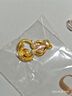 周大福SOINLOVE 蜜粉金十里紅妝蝴蝶葫蘆蓮花黃金珍珠吊墜 VR1589  曬單實拍圖