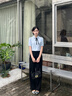 伯德小姐西裝褲女士正式穿搭小個(gè)子直筒褲子職業(yè)面試正裝黑色西褲 S 曬單實(shí)拍圖