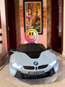 星辰皓寶馬i8兒童電動(dòng)車四輪汽車可坐人四驅(qū)動(dòng)寶寶玩具小孩電瓶車帶遙控 藍(lán)色四驅(qū)+搖擺+遙控+皮座椅+軟輪 曬單實(shí)拍圖