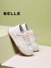 百麗（Belle）兩穿可踩腳板鞋女2025春新百搭舒適休閑鞋B2525AM5 米白 37 (235mm) 曬單實(shí)拍圖