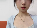 HR赫蓮娜輕奢貓眼石小蠻腰項鏈女款2025年新款七夕情人節(jié)禮物送女友 小蠻腰項鏈玫瑰金色【高端禮盒】 曬單實拍圖