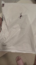 才子休閑褲秋季男士直筒褲商務(wù)修身純色微彈長褲男長絨棉透氣 曬單實拍圖