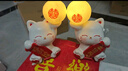 貞嘻新婚禮物送新人新娘訂婚結婚禮物高級長(cháng)明燈一對招財貓擺件臺燈 喜樂(lè )招財貓夜燈擺件【一對】 曬單實(shí)拍圖