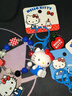 hellokitty正版可愛三麗鷗KT貓公仔鑰匙扣書包掛件情侶汽車鑰匙鏈掛飾小禮品 正版紅藍(lán)白KT鑰匙掛件 曬單實(shí)拍圖