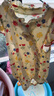 鯨魚阿唔 包屁衣嬰兒女寶寶夏季純棉外出哈衣爬爬服 紅色 80cm 曬單實(shí)拍圖