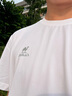 駱駝（CAMEL）速干運(yùn)動(dòng)服男短袖T恤褲跑步兩件套裝 J15BAXLN077 無際白/黑 L 曬單實(shí)拍圖