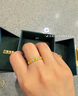 六福珠寶 黃金戒指福滿(mǎn)傳家四時(shí)如意足金戒指 計價(jià) 15號-約3.27克 曬單實(shí)拍圖