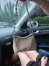 蔻馳（COACH）【品牌直供】LAUREL女士小號HOBO手提單肩流浪包 沙黃色拼灰褐色 曬單實(shí)拍圖