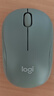 羅技（Logitech）M221 輕音鼠標 無線鼠標 辦公鼠標 對稱鼠標 帶無線微型接收器 薄荷綠 曬單實拍圖
