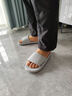 惠夫人拖鞋男士夏季新款外穿戶(hù)外室內家居浴室防滑耐磨eva涼拖鞋情侶款 灰色 42-43 【適合41-42碼穿】 曬單實(shí)拍圖