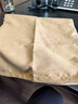 小黑裙純棉絨布包包防塵袋大小皮包收納袋全棉旅行衣服衣物內衣抽繩袋束口袋子 卡其色（麂皮絨） 中號 40*50cm 曬單實(shí)拍圖