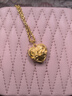PINKBOX黃金吊墜女足金999牡愛心鈴鐺掛墜女友生日禮物老婆結(jié)婚紀念日禮 現(xiàn)貨 牡丹愛心吊墜 曬單實拍圖