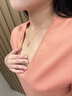 GUSKI法國品牌四葉草項鏈女玫瑰金色幸運吊墜首飾紀念日生日禮物送女友 四葉草項鏈-玫瑰金色 曬單實拍圖