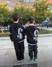 G. DUCKKIDS童裝男童秋裝套裝2025新款兒童衣服時髦帥氣衛(wèi)衣衛(wèi)褲運動服兩件套 黑色 120 尺碼5~6歲【110-120cm】 曬單實拍圖