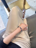 MEXNIA奢侈品飾品藍水晶石手串女碎碎冰海藍寶貓眼五行補水手鏈生日禮物 星河赴夢-藍晶石設(shè)計款手串 14cm 曬單實拍圖