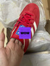 adidas T頭鞋 GAZELLE INDOOR復(fù)古板鞋德訓(xùn)鞋男女阿迪達(dá)斯三葉草 淺猩紅/漢玉白/金   35.5 曬單實(shí)拍圖