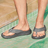 斯凱奇（Skechers）拖鞋男士夏季外穿人字拖EVA透氣輕便一腳蹬涼拖鞋沙灘鞋211081 曬單實拍圖