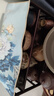 棲草院（QICAOYUAN）茶杯架子桌面置物架茶臺(tái)小博古架茶具擺件茶葉罐中式展示收納架 40長(zhǎng)古味杯架雙層帶瀝水 曬單實(shí)拍圖