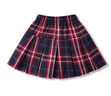 乖夫子初高中女生校服裙春秋紅色格子裙小學(xué)生校服短裙百褶裙JK裙半身裙 3310【夏季款】紅色格子裙 XXS /100cm 曬單實(shí)拍圖