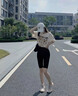LNGA LANDGRE提臀收腹五分鯊魚褲女2025新款夏外穿高腰顯瘦瑜伽騎行打底短褲 時空灰 【105-120斤】 L 曬單實拍圖