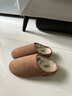 UGG秋季新款女士淺口休閑輕薄一腳蹬懶人鞋包頭鞋明星同款1171390 CHE | 栗色 36 鞋款偏小，建議拍大一碼 曬單實(shí)拍圖