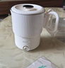蘇泊爾（SUPOR）便攜式燒水壺電水壺折疊0.8L 旅行出差家用養(yǎng)生沖奶電熱水壺學(xué)生304不銹鋼泡面杯 SW-08J01 曬單實(shí)拍圖