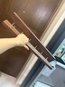 源氏木語實(shí)木墻面置物架掛衣鉤墻上壁掛式掛衣架客廳掛鉤衣帽架 (黑胡桃木)0.58米置物架 曬單實(shí)拍圖