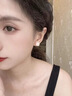 DAISY DREAM925銀小方糖珍珠耳釘女氣質(zhì)高級(jí)感耳環(huán)2025新款爆款輕奢銀針耳飾 杏色小方糖珍珠耳釘【925銀針】 曬單實(shí)拍圖