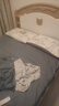 紅豆羊絨蛋白枕頭護(hù)頸枕睡眠頸椎病深度睡眠專用枕芯48*74高枕一只藍(lán) 曬單實(shí)拍圖