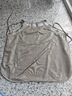 婧麒（JOYNCLEON）防輻射孕婦裝吊帶內(nèi)穿銀纖維肚兜防護(hù)衣服上班族 銀灰色XL JY0033 曬單實拍圖