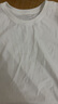 布先生春夏季短袖T恤男士純棉小白T純色內搭打底衫 白色 M(170) 曬單實(shí)拍圖