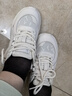 百麗簡約基礎(chǔ)老爹鞋女2025秋新厚底增高透氣網(wǎng)面休閑鞋E3E1DCM5 米色 37 (235mm) 曬單實拍圖