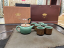 蘇蔻梅子青韻龍泉青瓷非遺茶具套裝草木灰釉功夫茶具送禮盒裝 青韻青瓷 曬單實(shí)拍圖