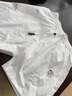 羅蒙（ROMON）短褲男2026年夏季透氣冰絲薄款時尚刺繡百搭速干男士休閑五分褲潮 K561白色 XL 【建議體重130—145斤】 曬單實拍圖