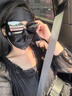 夏秦真絲防曬面罩全臉口罩100%桑蠶絲臉基尼防紫外線(xiàn)口罩女春夏 【極夜黑】真絲防曬面罩 經(jīng)典款 曬單實(shí)拍圖