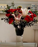 來一客康乃馨百合鮮花速遞生日祝福禮物鮮花送媽媽全國同城配送 19朵紅色康乃馨+6朵粉百合 曬單實拍圖