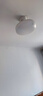 美的（Midea）風(fēng)扇燈餐廳吊扇燈led臥室燈隱形扇葉遙控三防燈具熟睡風(fēng)包安裝 曬單實(shí)拍圖