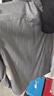 羅蒙（ROMON）長袖襯衫男夏季商務(wù)襯衣男士休閑修身打底衫外套 灰色 XL 曬單實(shí)拍圖