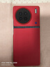 開(kāi)美智（KMaxAI）適用vivo X90/x90s手機(jī)殼vivox90s素皮輕薄保護(hù)套 鏡頭全包防刮防摔輕奢潮男女膚感商務(wù)皮套 紅色 曬單實(shí)拍圖