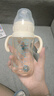 舒嬰防脹氣重力球吸管奶瓶嬰兒ppsu大寶寶喝水學(xué)飲杯寬口徑配件 PPSU240ML重力球鴨嘴奶瓶+把手（9月+） 曬單實(shí)拍圖