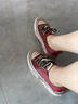 希尼公爵品牌牛皮軟底休閑女鞋春秋新款板鞋女百搭輕便時(shí)尚真皮厚底單鞋女 紅色 37 曬單實(shí)拍圖