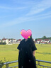 幻走（MOVEUP）2025夏季新款.FUN系列純棉圓角領繡花休閑梭織連衣裙 夜黑 M 曬單實拍圖