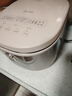美的（Midea）低糖電飯煲 4L無(wú)涂層電飯鍋家用智能米湯分離瀝米飯煲316L不銹鋼3-8人多功能微壓蒸飯鍋MB-4E62LS 曬單實(shí)拍圖
