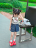 chedoir2025新款原創(chuàng)蘋果兒童洞洞鞋夏季外穿女童男寶防滑親子包頭拖鞋 紅蘋果 19 cm內(nèi)長【適合腳長約18.5-19】 曬單實(shí)拍圖