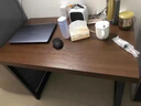 樸素物語全實(shí)木電腦桌臺(tái)式家用辦公桌學(xué)生書桌臥室長條桌雙人桌子工作臺(tái) 【沖量30mm全實(shí)木】胡桃色100*40 曬單實(shí)拍圖