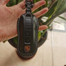 HAPOWER25款保時(shí)捷Macan/718/911/帕拉梅拉卡宴真皮鑰匙套包殼汽車裝飾件 保時(shí)捷A款【墨韻黑+鋅合金掛扣】 【輕奢定制】真皮鑰匙套 曬單實(shí)拍圖