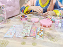 翎喏英國奶油膠咕卡套裝兒童玩具女孩生日禮物DIY手工咕盤貼紙貼 14種玩法998件咕卡禮盒+展架 曬單實拍圖