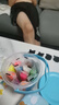 得力（deli）彩泥24色橡皮泥兒童食品級無味幼兒園專用小學生diy手工12色桶裝玩具安全黏土套裝女孩開學禮物 【桶裝】12色-藍（送模具3件套） 曬單實拍圖
