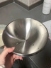 妙占廚房螺螄粉碗專用大面碗韓式湯碗大號(hào)家用深碗冷面大碗嗦粉 不銹鋼砂光雙層碗【20*7.7cm】 曬單實(shí)拍圖